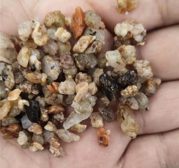 水洗砂，濾料砂